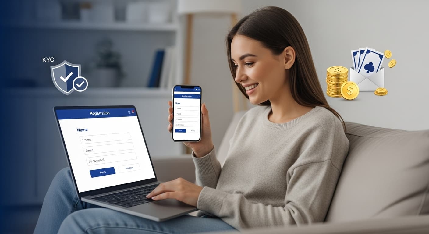 Како да се регистрирате во онлајн казино: водич чекор-по-чекор image